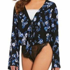 Free People Intimately Flower Lace Bodysuit